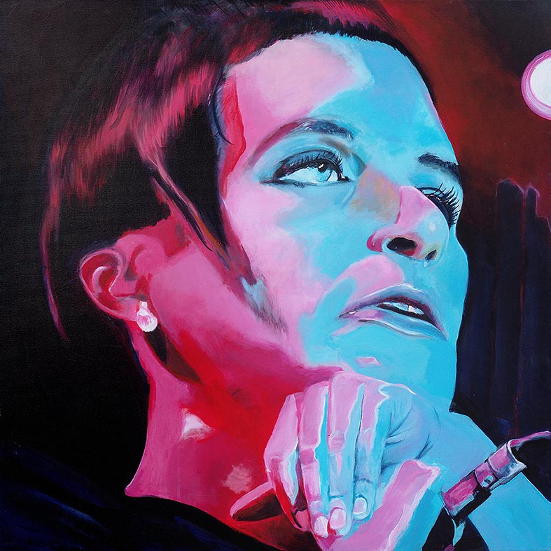 Simone Wolff paintings, go to gallery Pink