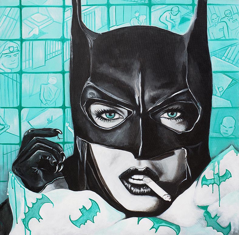 Black - Bat Woman