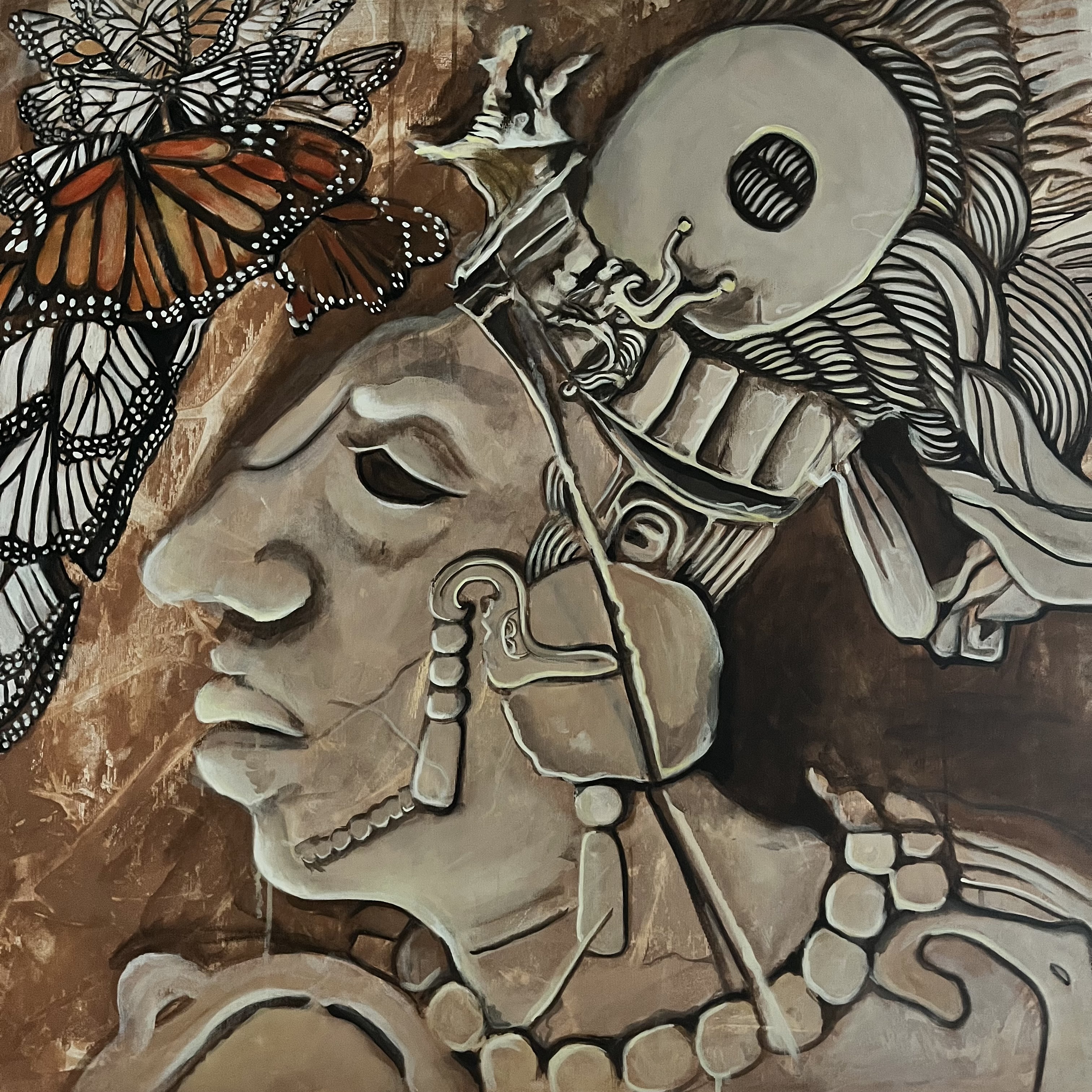 White - Aztec