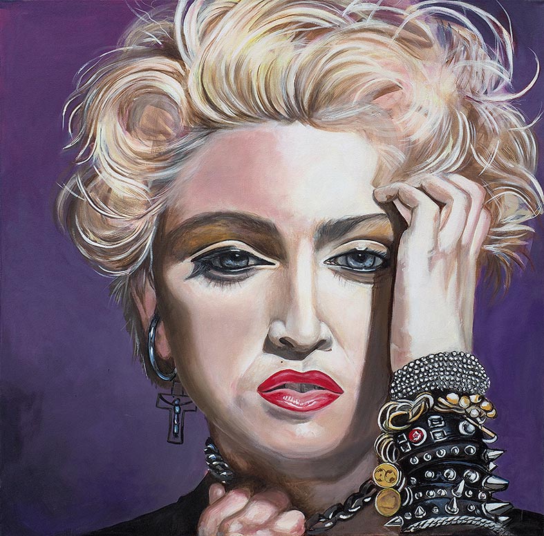 Music - Porträt Malerei Madonna - Like virgin